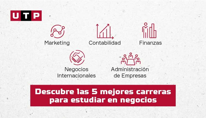 Descubre las 5 mejores carreras para estudiar negocios | Universidad  Tecnológica del Peru | UTP