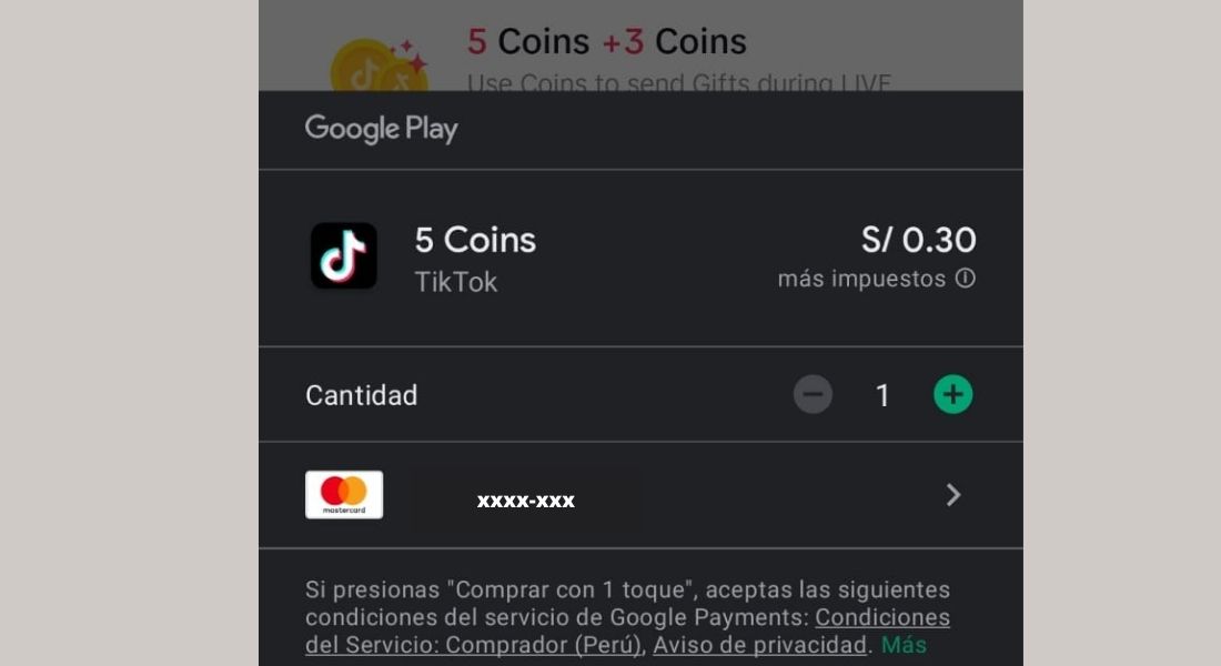 comprar monedas tiktok