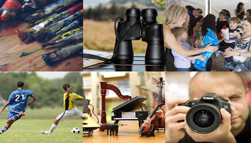 hobbies de vacaciones