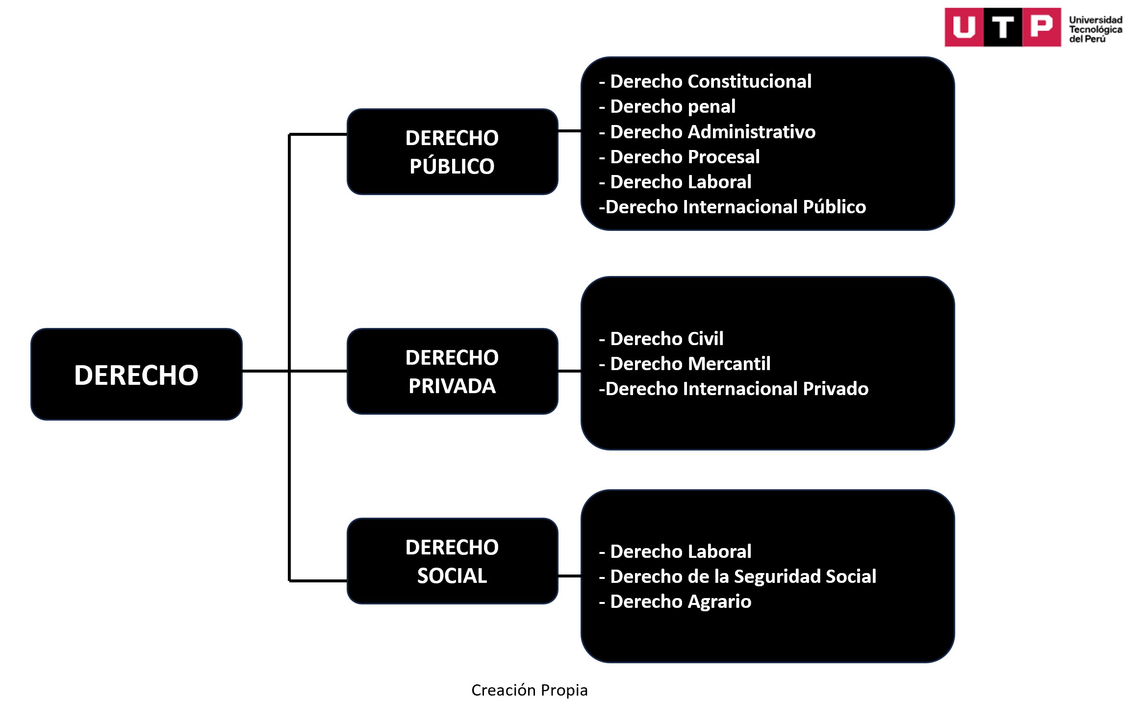 ramas del derecho