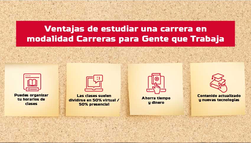 ventajas de estudiar una carrera para gente que trabaja