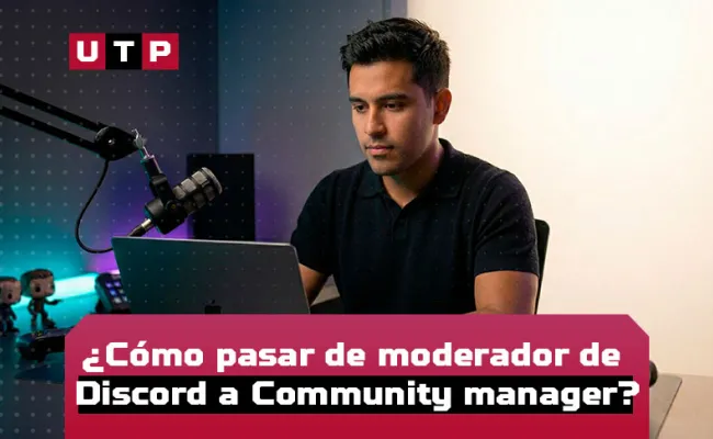 Imagen portada sobre el articulo como pasar de moderador de discord a community manager