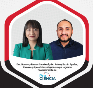 Investigadores obtienen financiamiento de PROCIENCIA