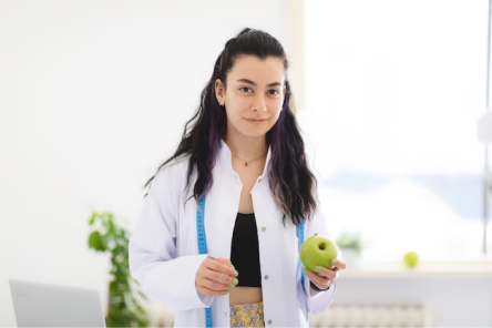 Nutricionista feliz