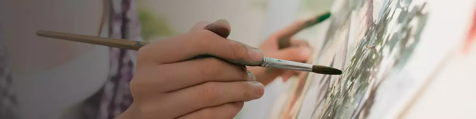 Pintando en lienzo