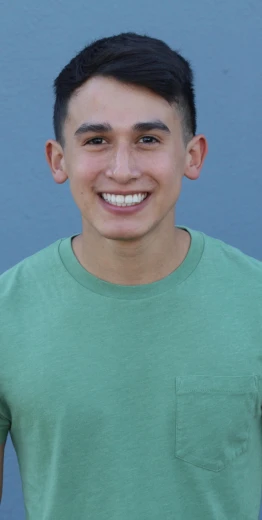 Joven sonriente