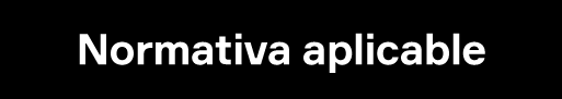 normativa aplicable