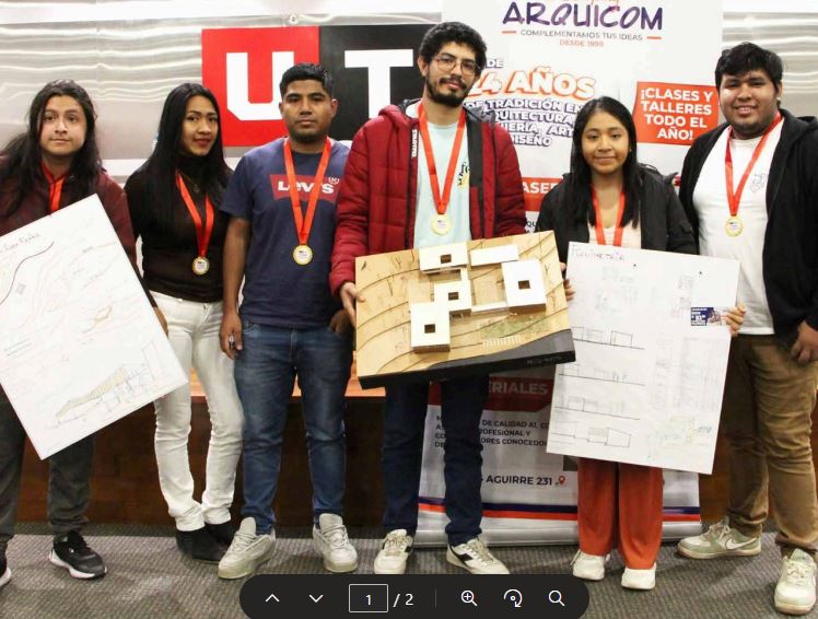 Estudiantes de UTP Chiclayo participaron en la III Maratón Arquitectónica: “Escuela Rural: Conectando Comunidades”