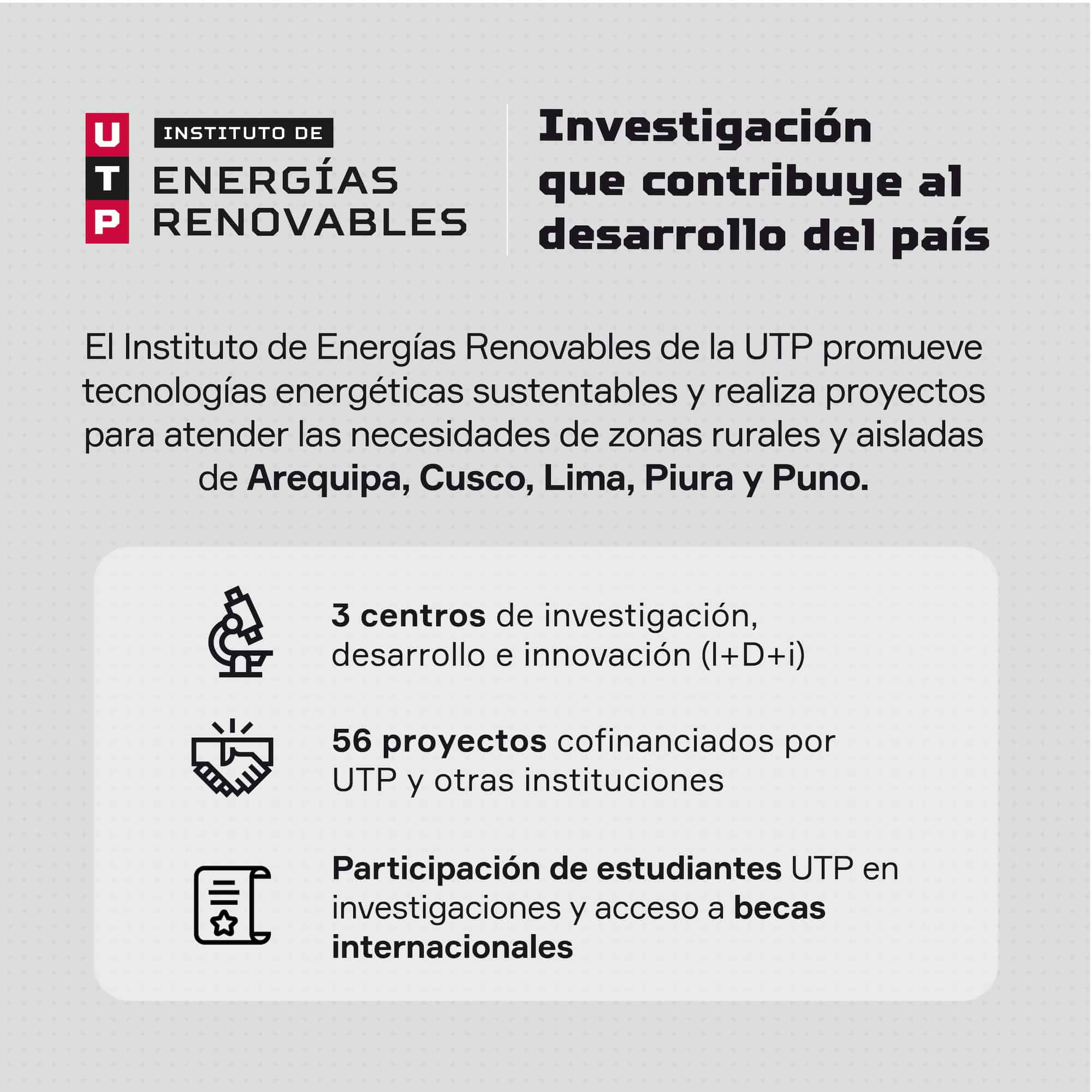 UTP alianza con Instituto de Energías Renovables