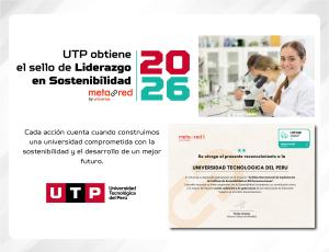 UTP obtiene sello de Liderazgo de MetaRedS