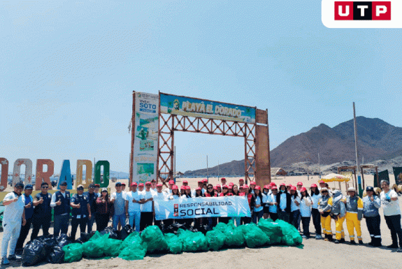 Estudiantes de UTP Chimbote se sumaron a una jornada de limpieza