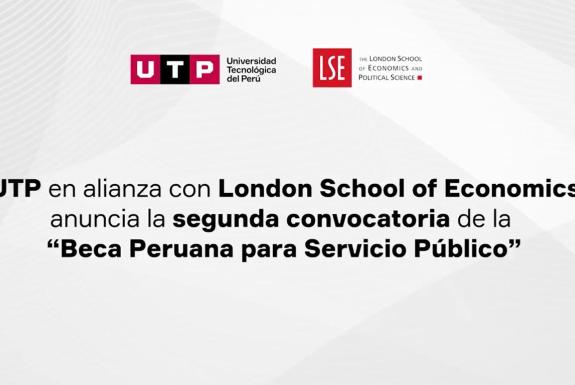 Presentación de la segunda convocatoria de la "Beca Peruana para Servicio Público", organizada por la UTP en alianza con The London School of Economics