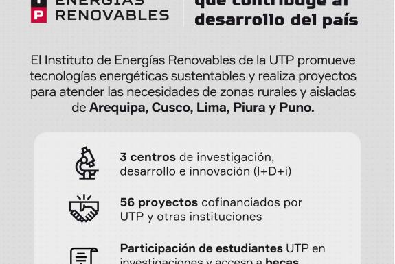 UTP alianza con Instituto de Energías Renovables