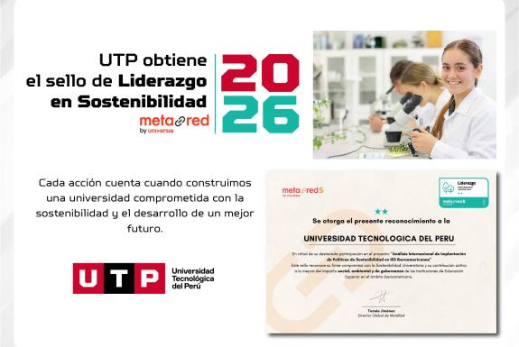 UTP obtiene sello de Liderazgo de MetaRedS