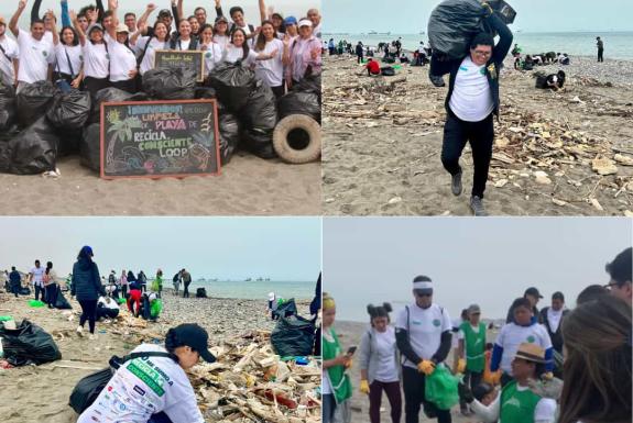 Colaboradores de UTP Lima en alianza con Recicla Consciente