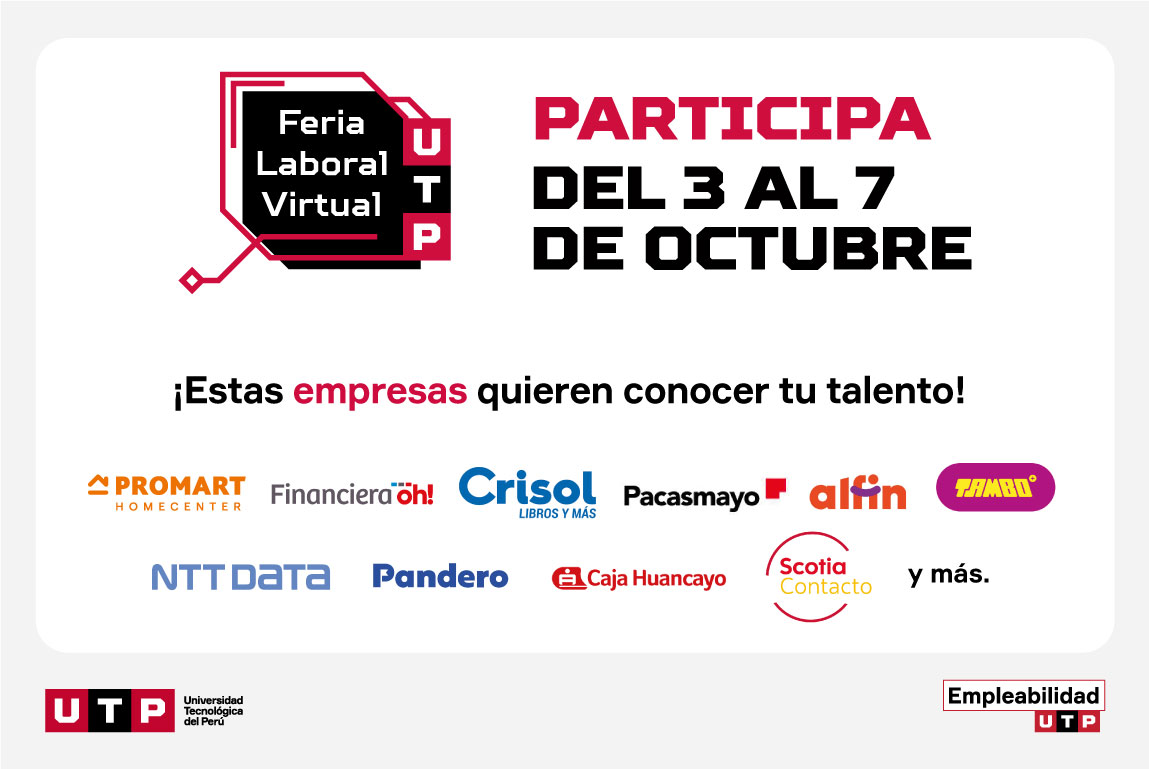 Virtual Utp Feria Laboral Virtual UTP: ¿Cuándo y cómo participar? | UTP ...